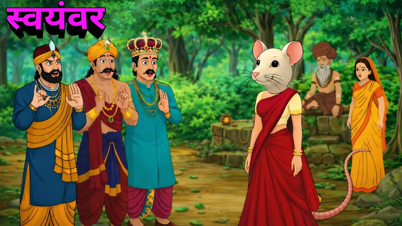स्वयंवर|Cartoon Story| Moral Story |Hindi Cartoon|Animation Story|village Cartoon|Kahani 