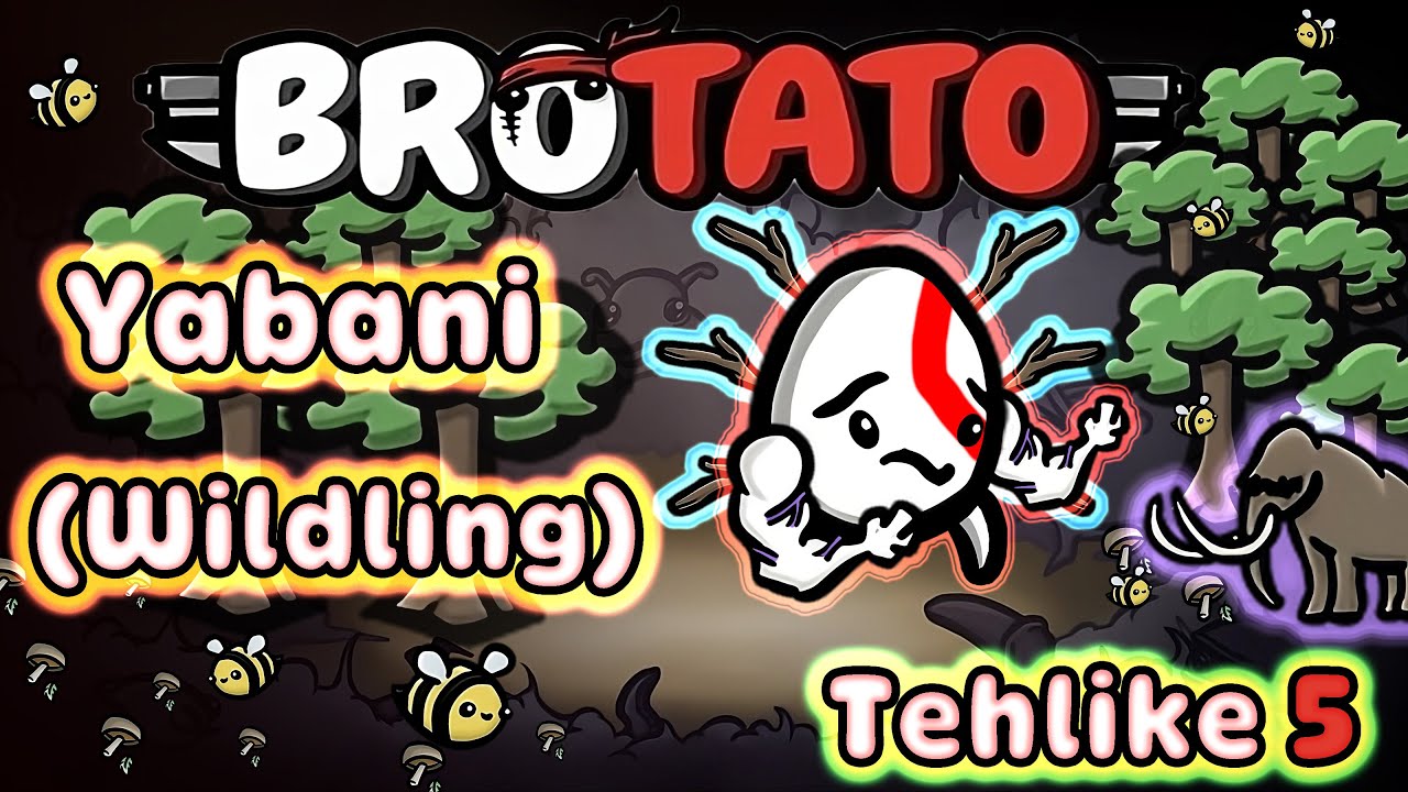 Brotato #13 - Yabani (Tehlike 5 Zorluk Seviyesi - Çarpışma Noktası) - Abyssal Terrors