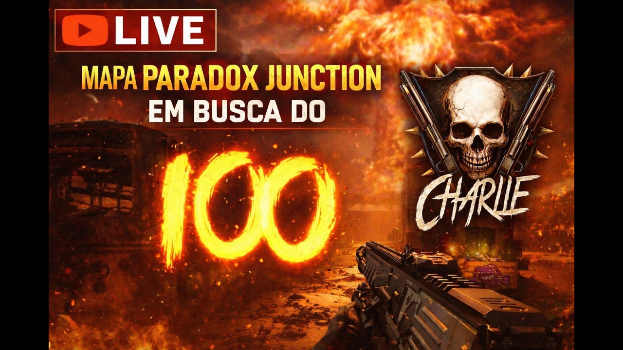LIVE: BLACK OPS 7 ZOMBIES - PARADOX JUNCTION - ROUND 100 COOP COM  @Mudinhogameplay ​