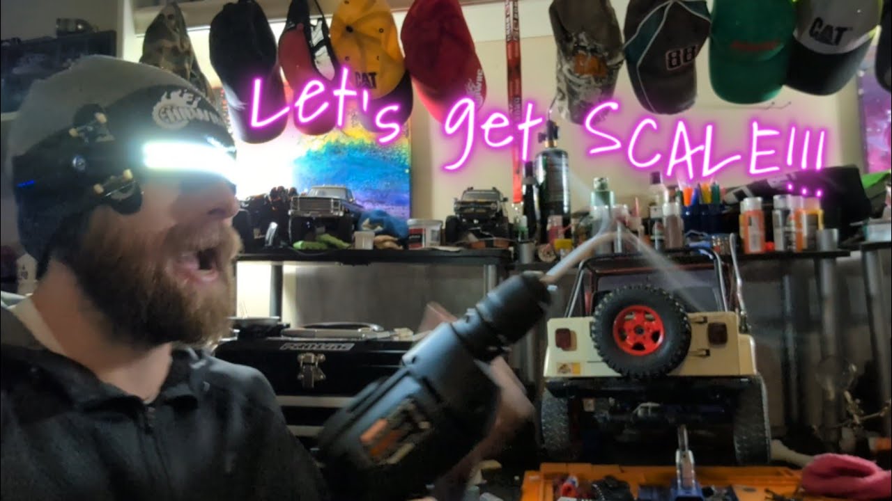 LIVE SCALE DETAILS ON THE JURASSIC PARK JEEP YJ