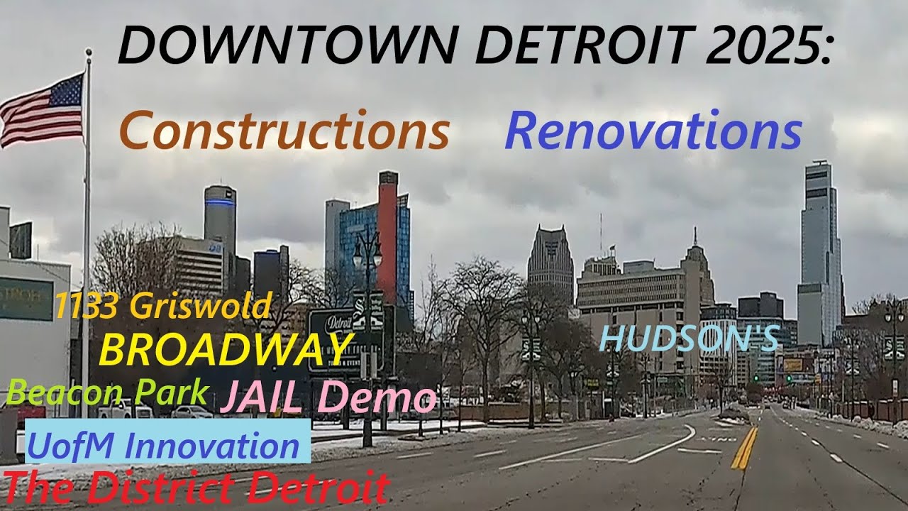 Downtown Detroit December Updates Galore: Gratiot; Griswold; Innovation Corridor; District Detroit