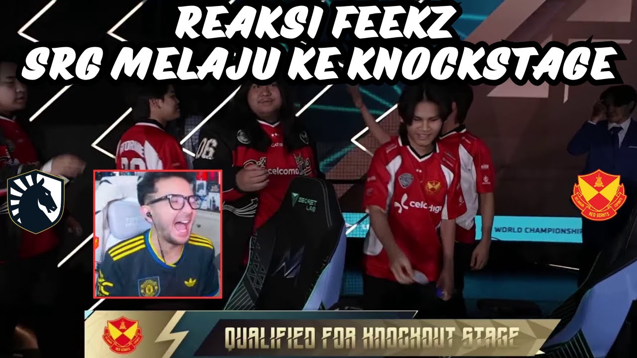 REAKSI FEEKZ SRG MELAJU KE KNOCKSTAGE!! SRG VS TLPH 