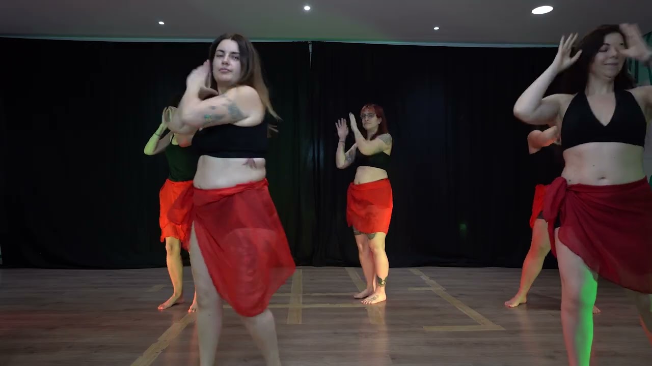Coreografía Danza Tahitiana escuela de baile Gea Alcalá de Henares Jingle Bells Danza polinesia