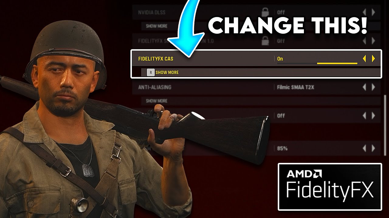 FIX GRAIN & BLUR IN VANGUARD WITH THIS NEW CONSOLE SETTING! (FidelityFX CAS) | Call Of Duty Vanguard