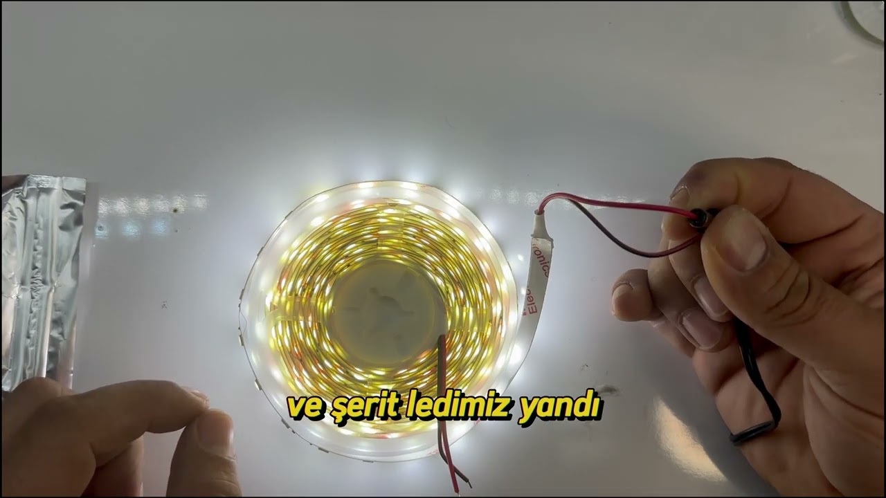 Şerit Led Nasıl Bağlanır Şerit Lede Ek Nasıl Yapılır ?