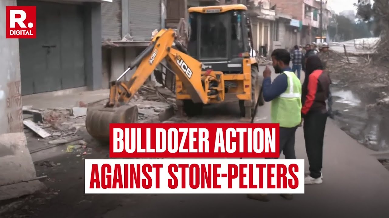 BREAKING: Bulldozer Action In Rajasthan's Chomu After Mob Hurled Stones At Police