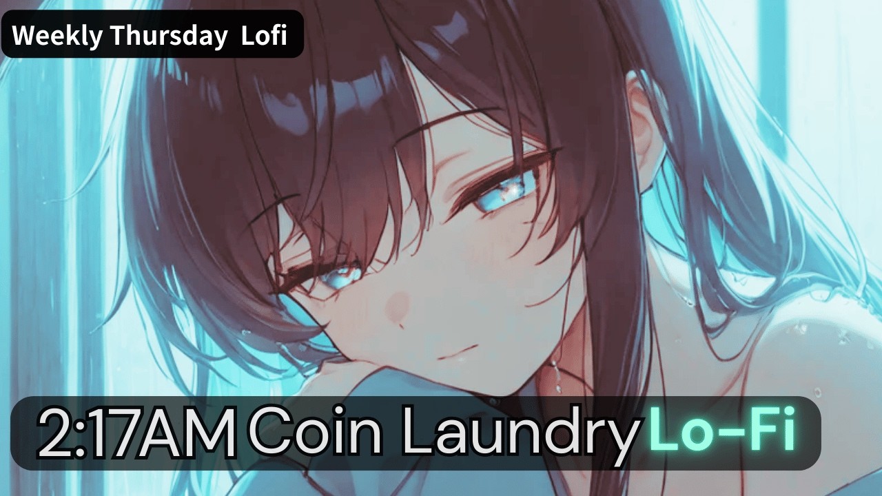 [Thursday Lo-Fi] 2:17AM Coin Laundry Lo-fi 🌙 Neon Midnight Vibes | Study / Relax