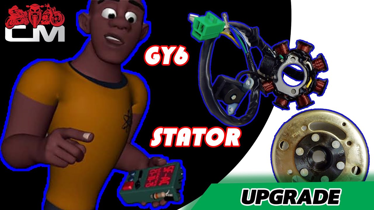 GY6 150cc Scooter 11 Pole Stator Upgrade/Fairing Disassemble/How To/Scooter Windshield/Installation