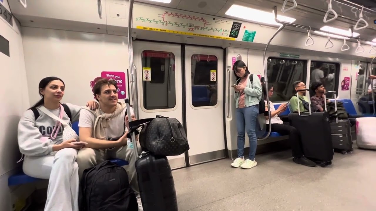 A journey from Changi Airport to Tanah Merah on a (KSFA) C151A set 547/548