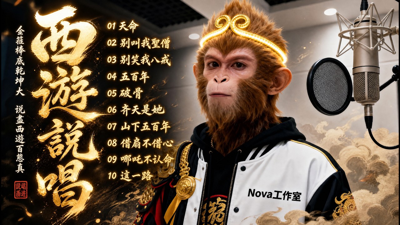 西游说唱宇宙 Vol.1 全集｜10首燃曲一次听完🔥悟空 八戒 唐僧 哪吒 妖怪神话说唱合集