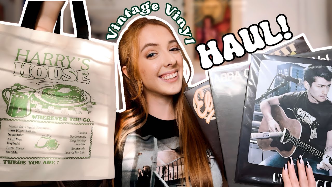 VINTAGE VINYL HAUL! What I bought in Camden Market, London!
