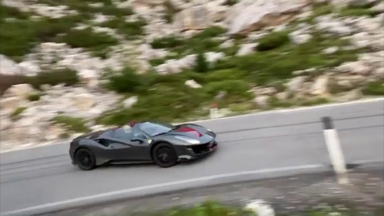 The Ferrari 488 Pista Spider Power Slide
