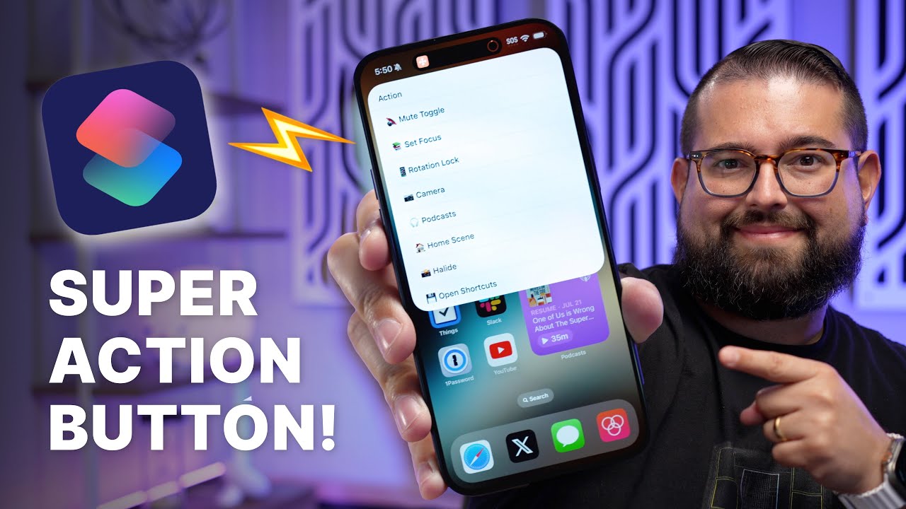 Меню кнопок действий + режимы фокусировки для iPhone 15 Pro!