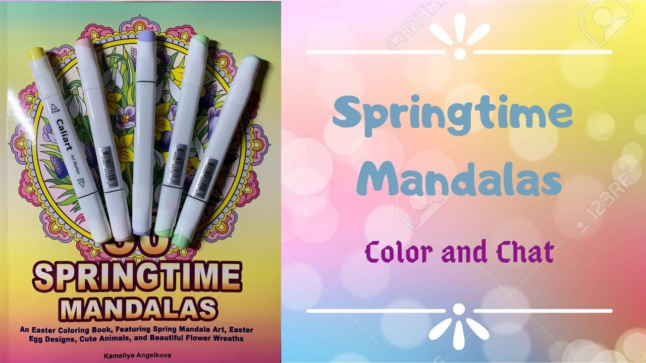 Springtime Mandalas - Color and Chat