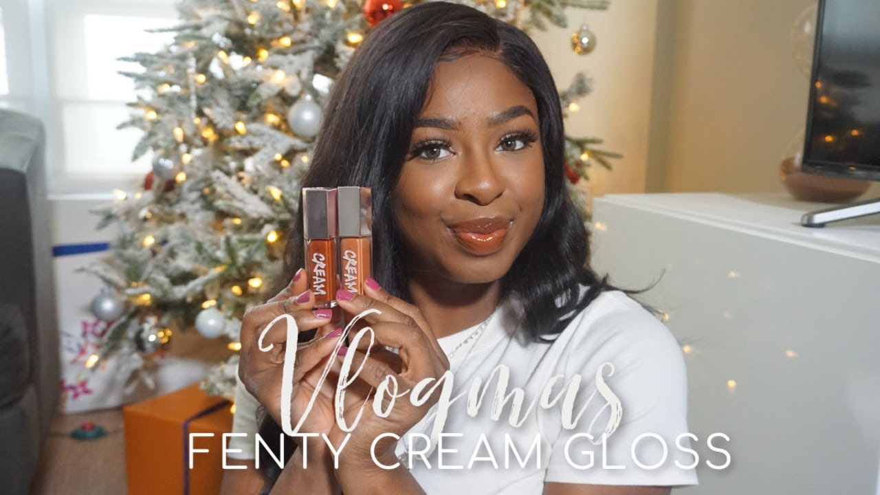 Fenty Cream Gloss | Honey Waffle & Cookie Jar | VLOGMAS