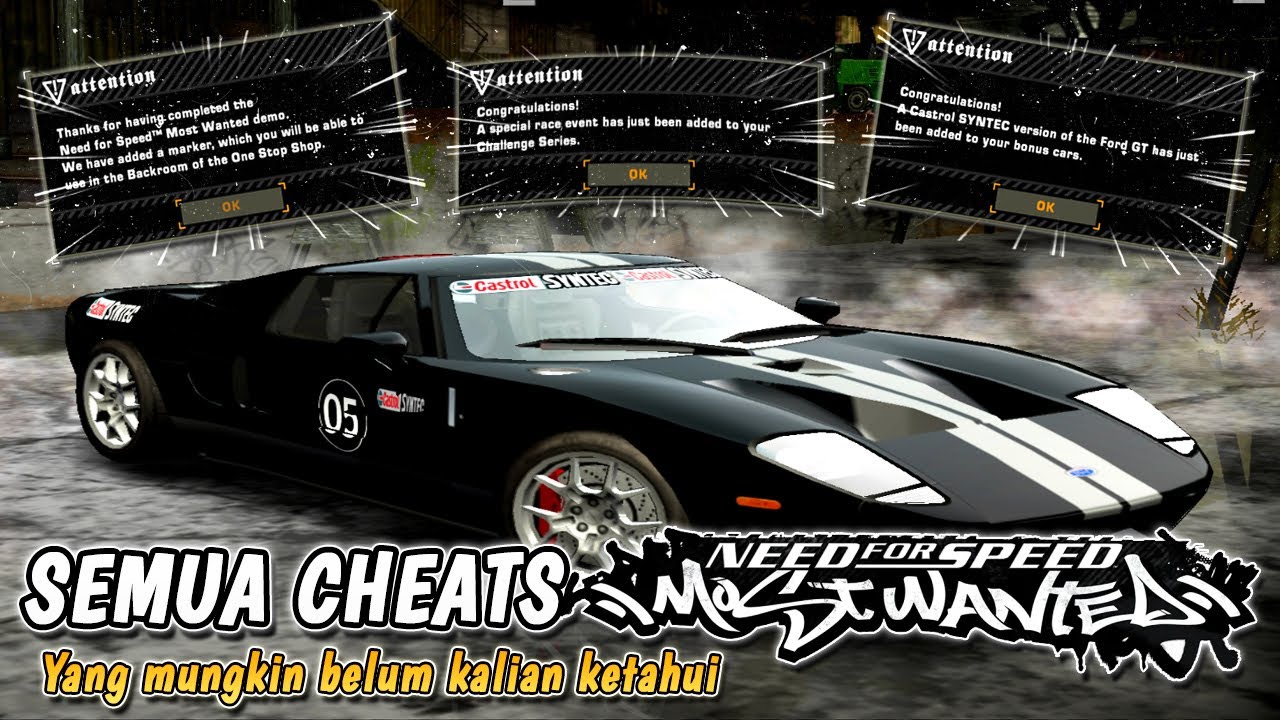 Mencoba Semua Cheats di Game Need For Speed Most Wanted PS2