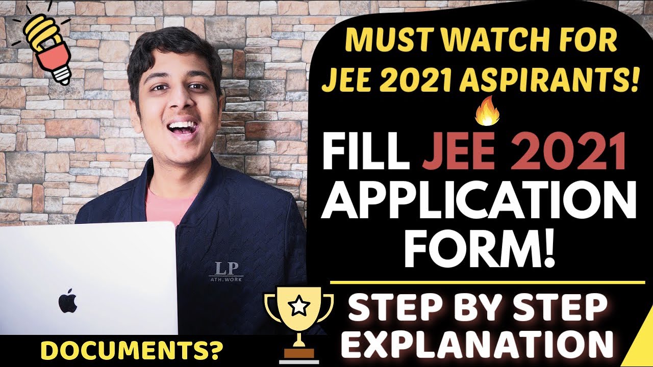 Fill JEE Mains 2021 Application Form Step by Step | Documents required? | Yash Garg