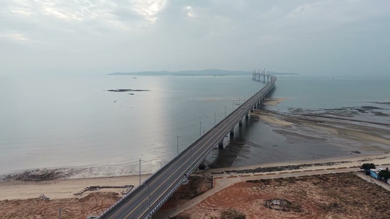 空拍金門大橋