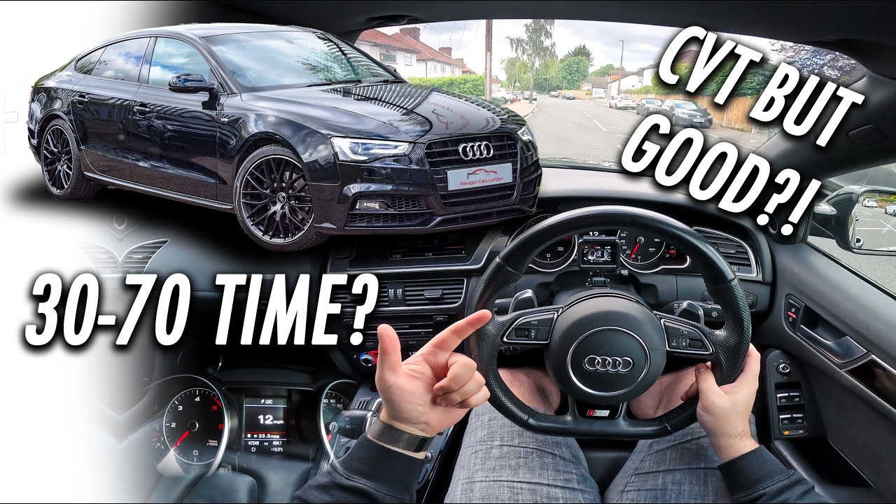 AUDI A5 2.0TDI 2016 г. ТОЧКА ЗРЕНИЯ ВОЖДЕНИЯ/ОБЗОР // CVT?