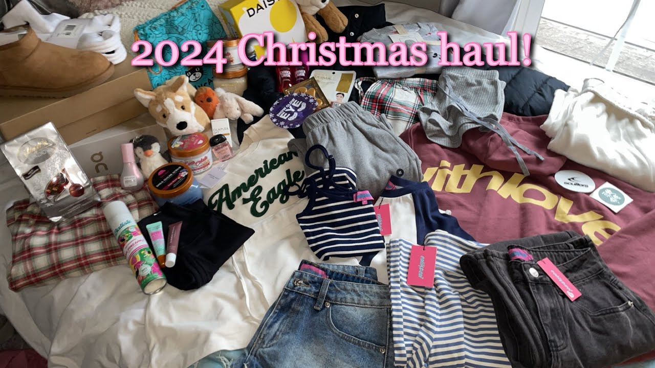 2024 Christmas haul!🎄🎀 makeup, shoes, clothes and more! | muchluvautie