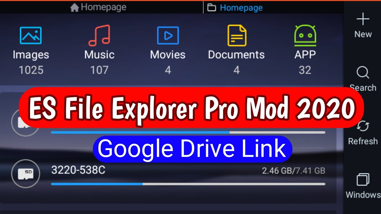 Best ES File Explorer Pro Mod 2020 | Google Drive Link
