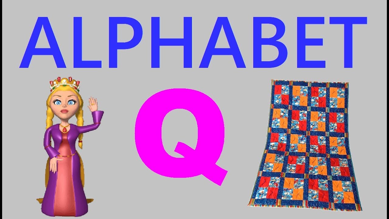 Learning Alphabet Q......Q for QUEEN ..... Q for QUILT