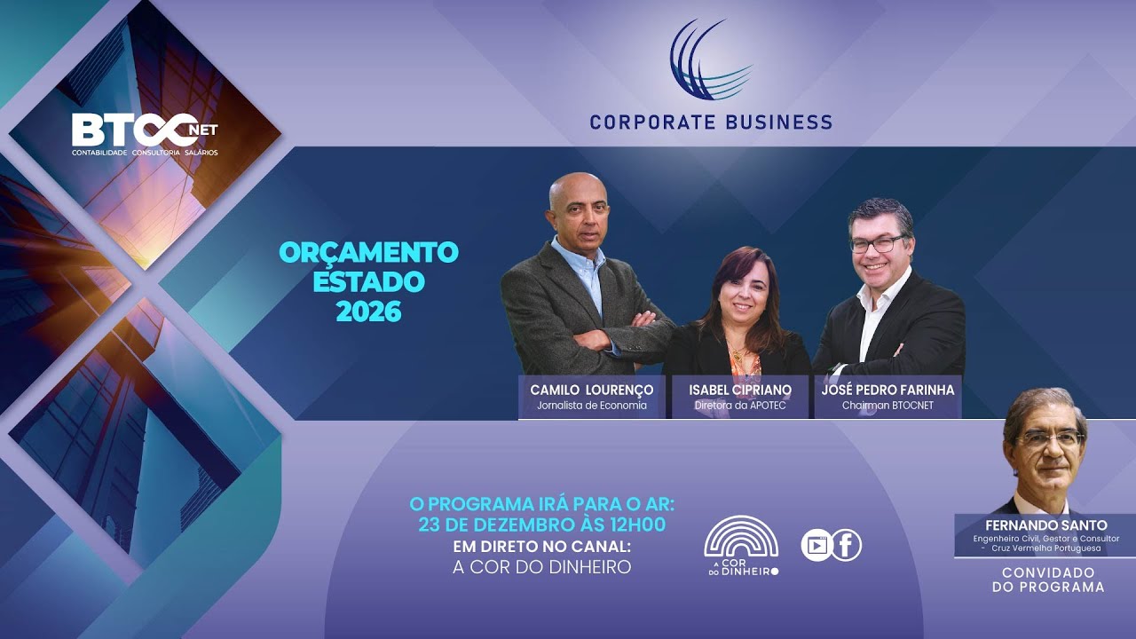 Corporate Business - Or&ccedil;amento do Estado 2026 - Dezembro 2026