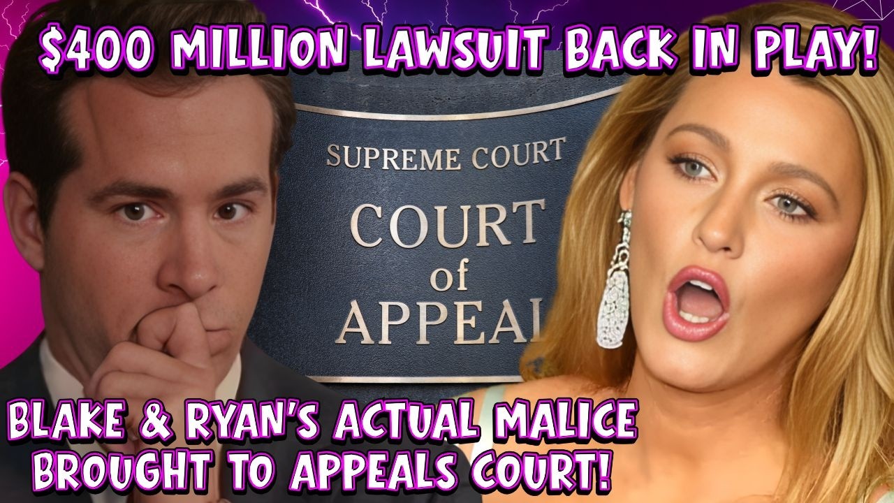 $400M WAR ERUPTS! Blake Lively & Ryan Reynolds Hit With Justin Baldoni’s Explosive APPEAL