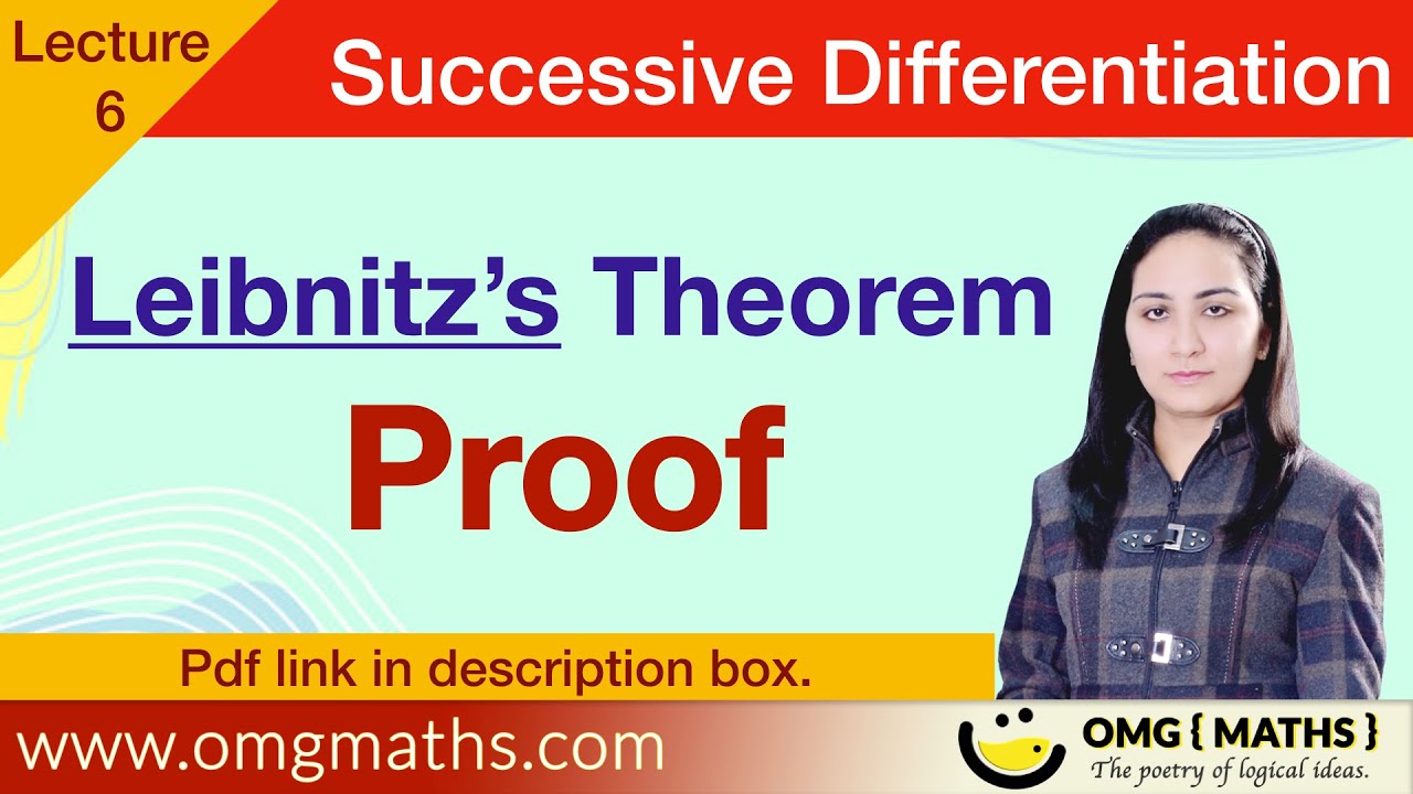 Leibnitz's Theorem | Proof | Successive Differentiation | For product functions | nth derivative