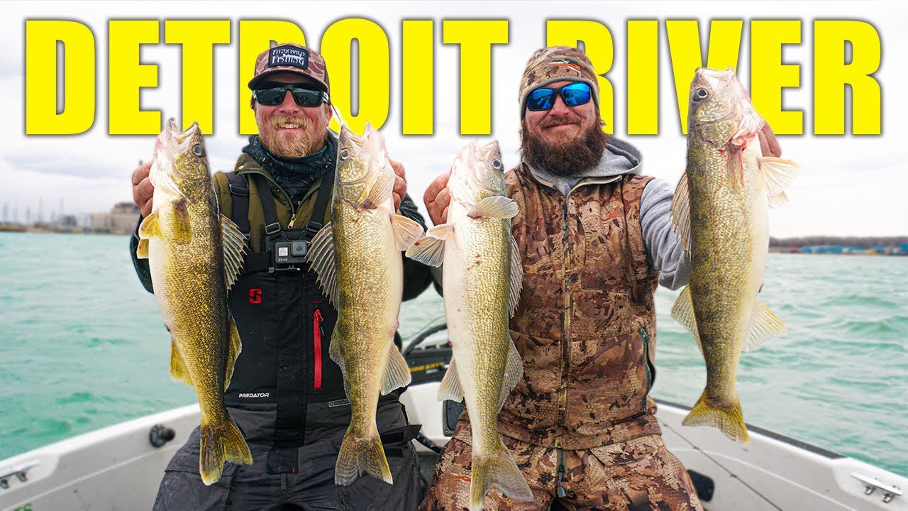 Detroit River Walleye Fishing & Report &ndash; April 7th, 2025 | Spring Walleye Bite!