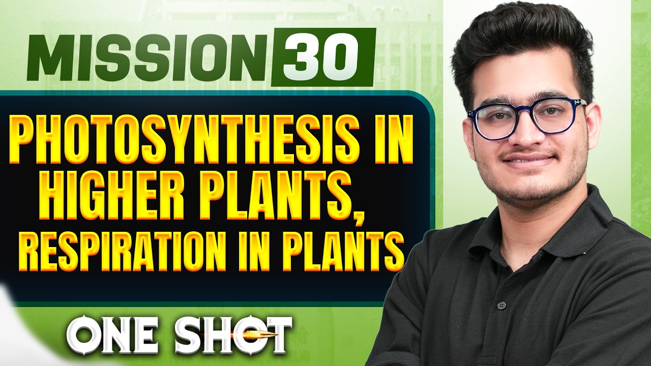 PHOTOSYNTHESIS IN HIGHER PLANT & RESPIRATION IN PLANT in ONE SHOT | Concept, Trick & PYQ | NEET 2026
