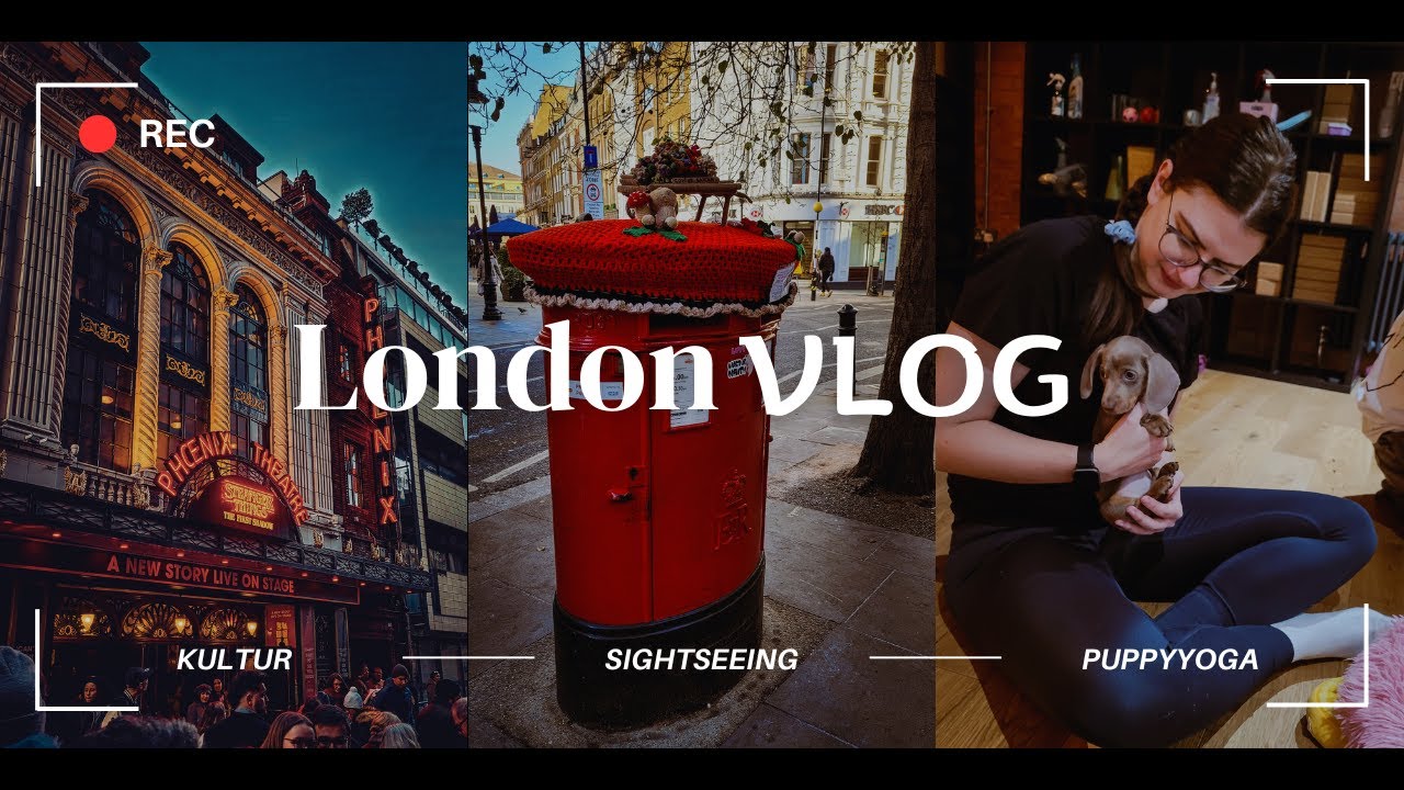 London Vlog | ♡ Langes Wochenende voller neuer Entdeckungen ♡| Stranger Things, Puppy Yoga und Co.