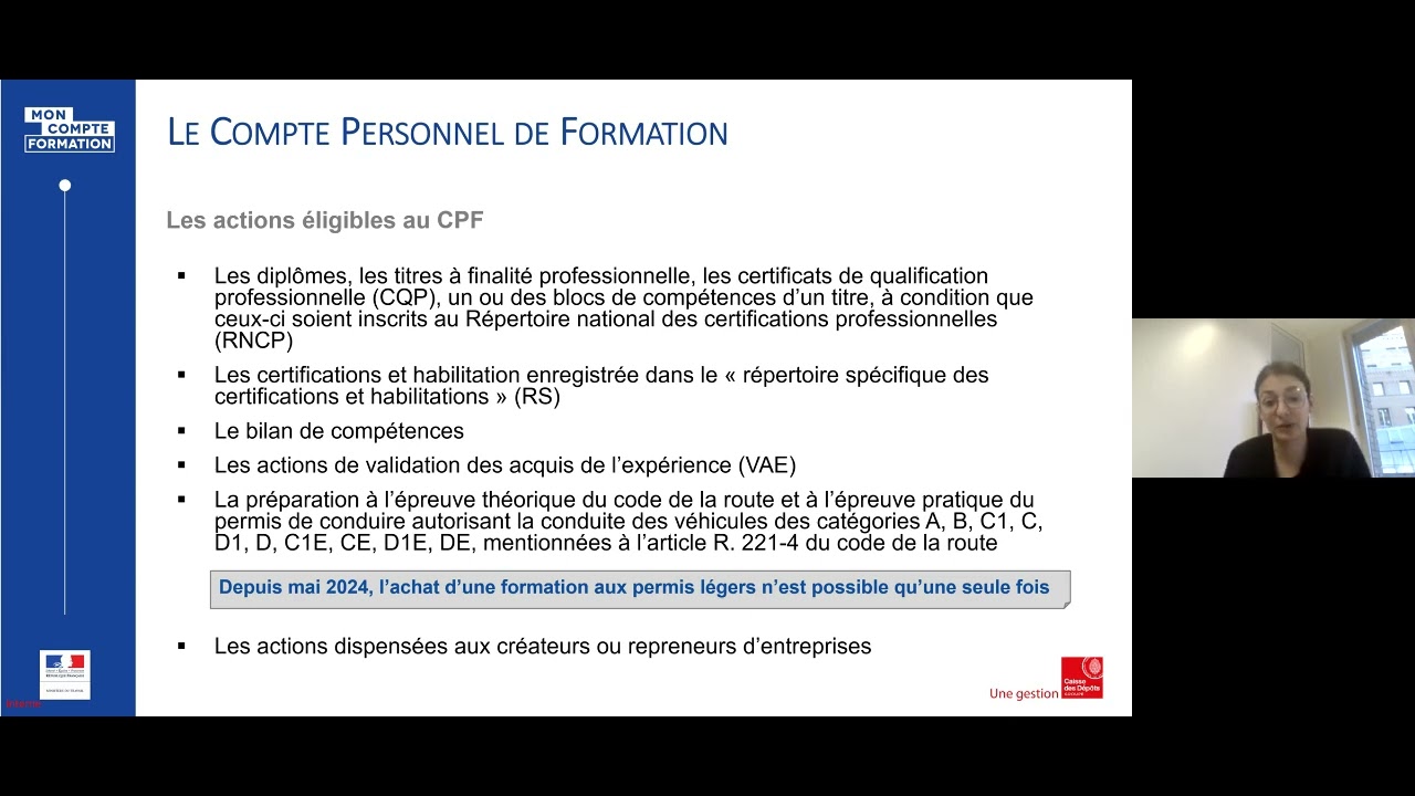 Points de repères et perspectives des abondements et dotations du CPF