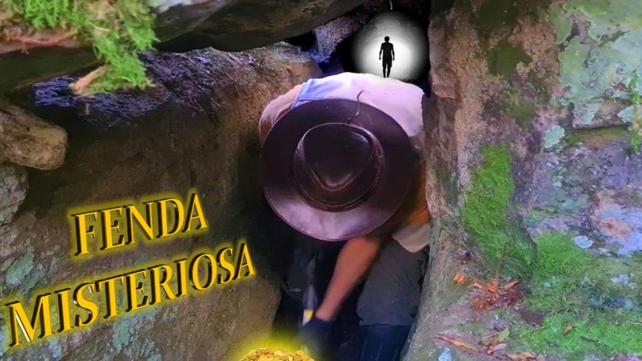 Ele entrou na Fenda e achou algo que o Espantou