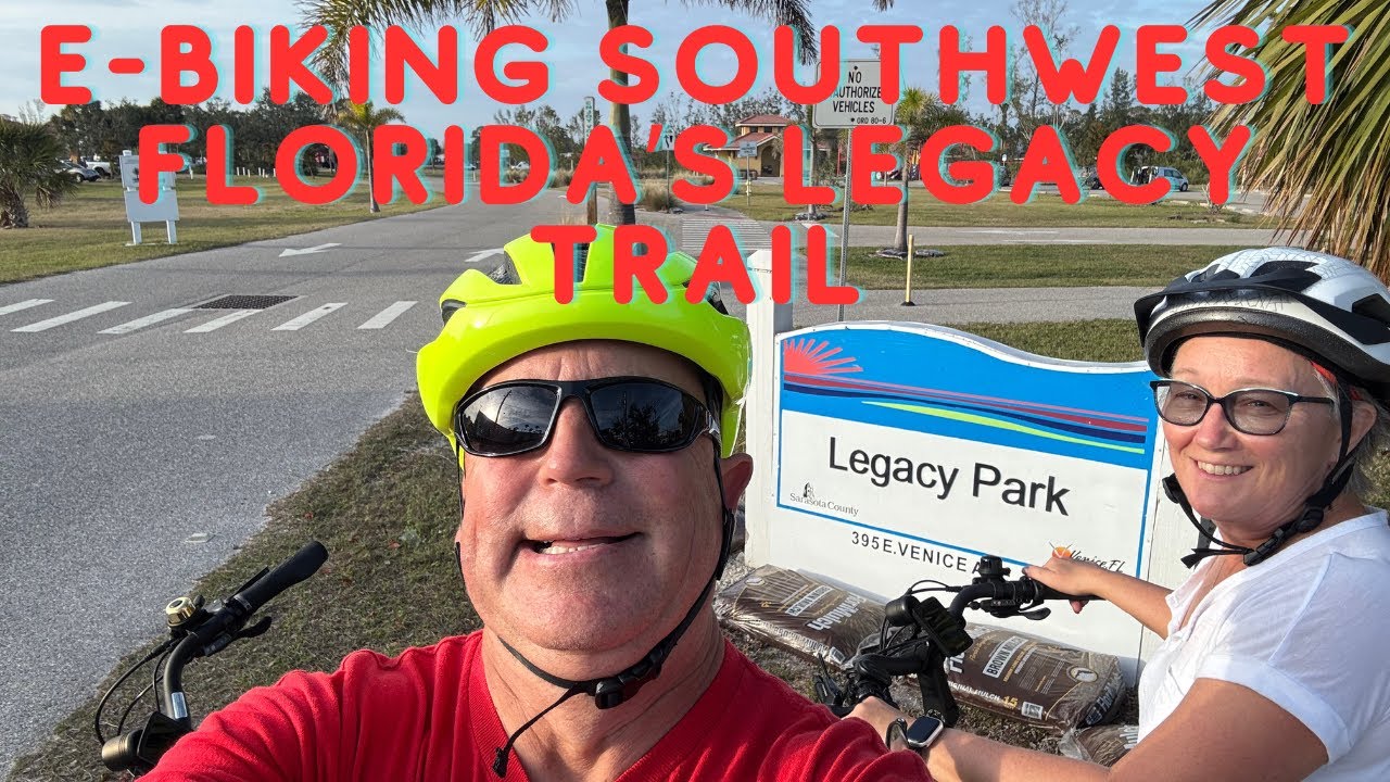 E Biking the Legacy Trail Venice to Sarasota FL