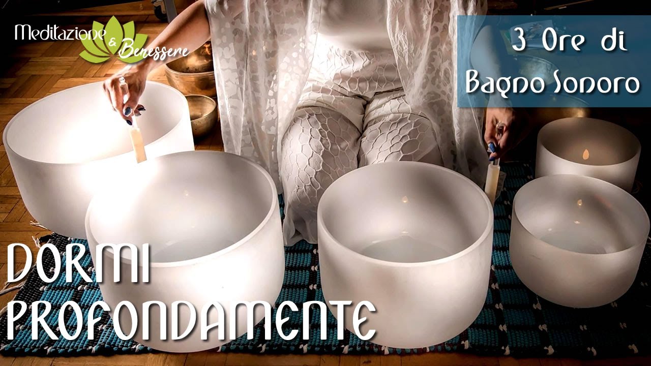 Bagno Sonoro per Dormire Profondamente | Campane di Cristallo | Accompagnamento al Sonno Profondo