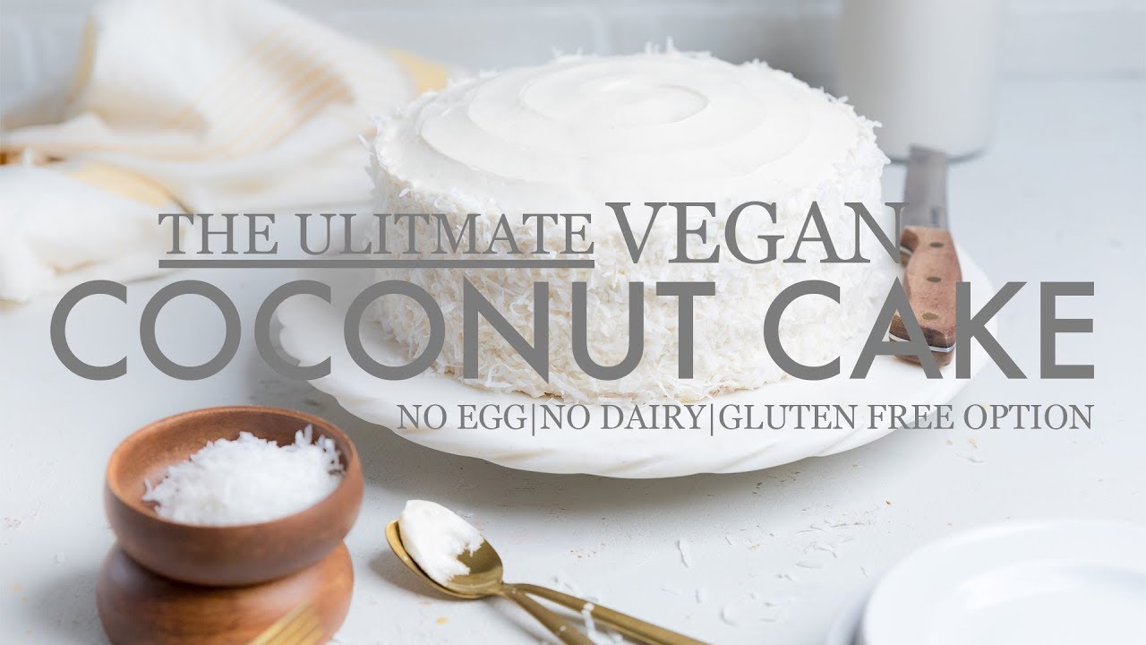 The Best Vegan Coconut Cake