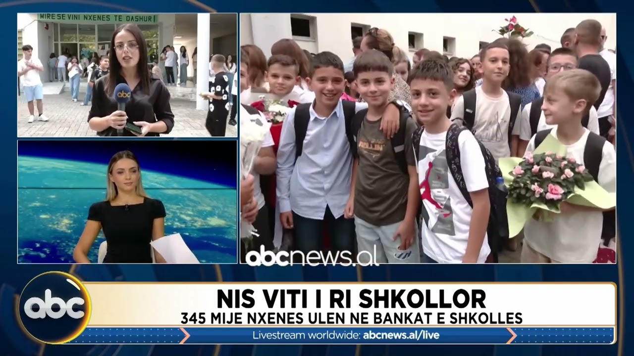 Nis viti i ri shkollor/ 345 mijë nxënës ulen në bankat e shkollës