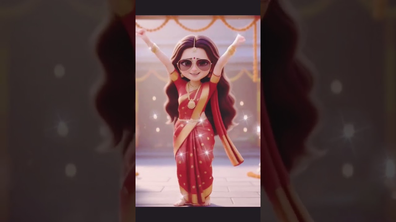 cute princess girl dance 💃 