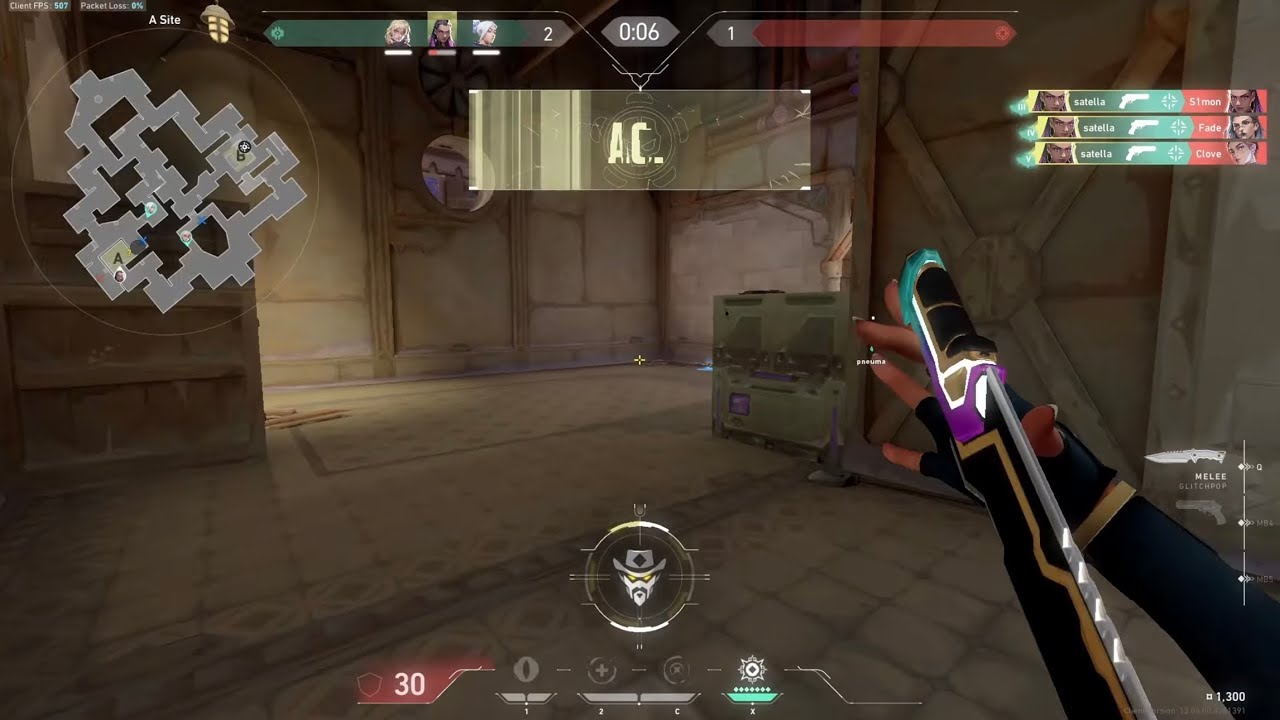 slow sens, fast hands