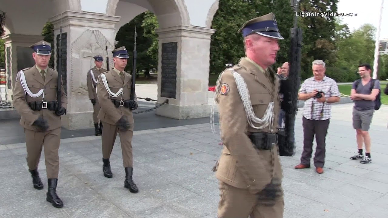 Changing of the Guard at the Tomb of the Unknown Soldier, Warsaw.