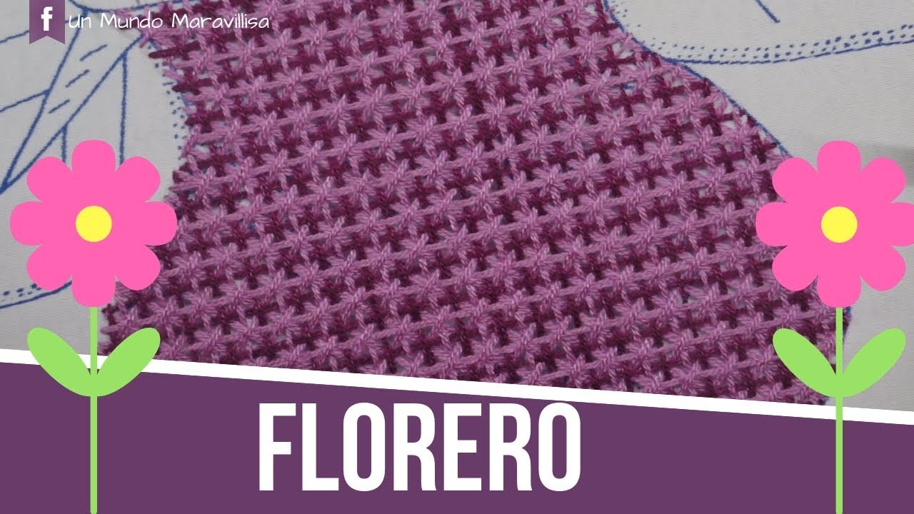 [Puntada Fantasía] FLORERO | Un Mundo Maravillisa