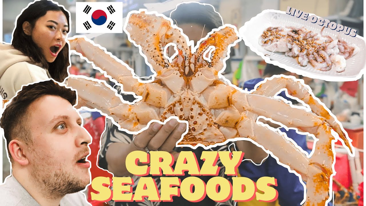 Bargain Hunting in Korea 🇰🇷: Live Octopus, King Crab and Street Foods (Vlog)