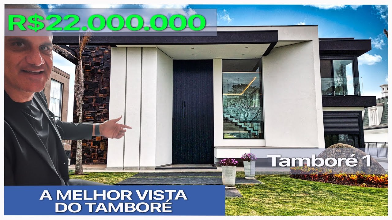 Uma Mansão de Tirar o Fôlego! R$22.000.000,00 | Tamboré 1 - 📍 SP
