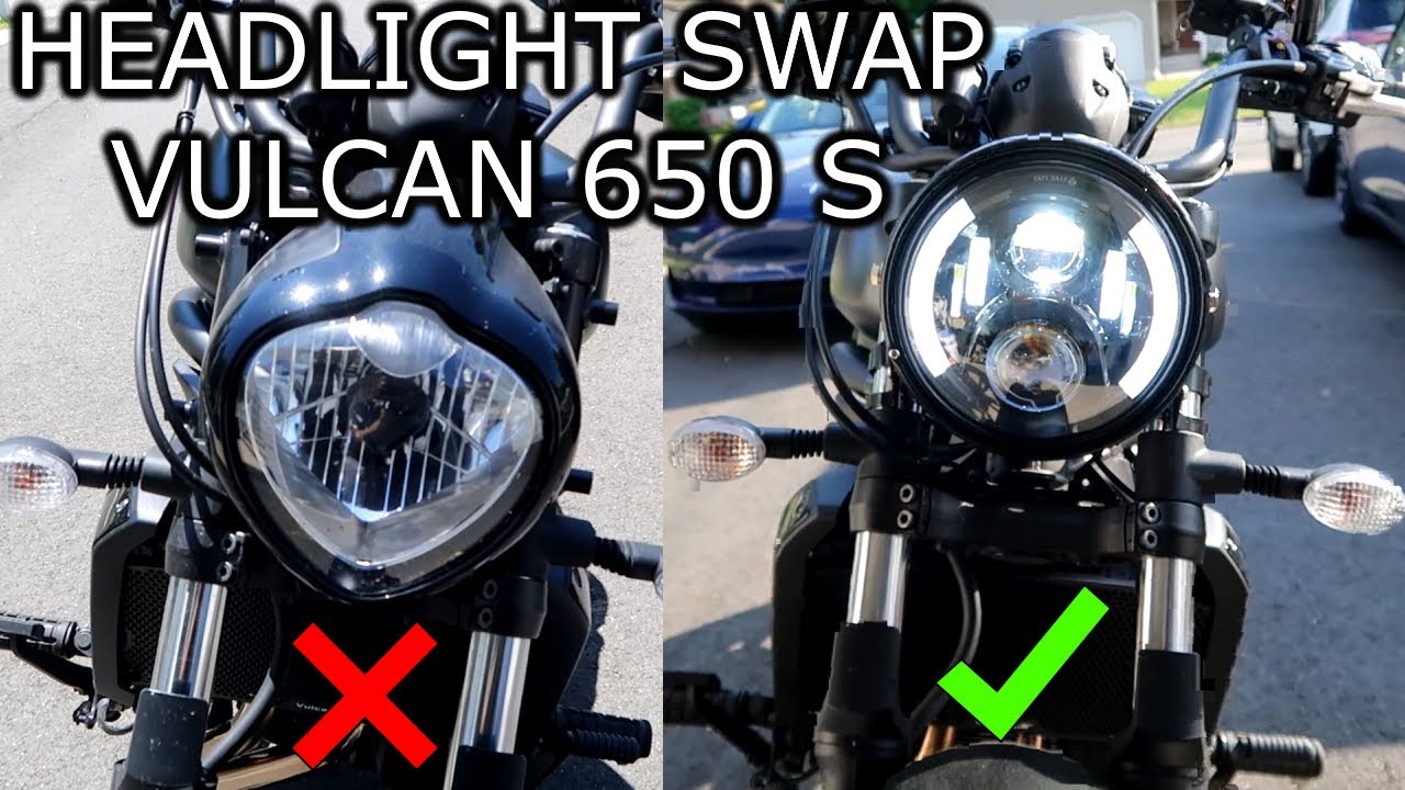 Лучшая светодиодная фара для Vulcan 650 S: как установить