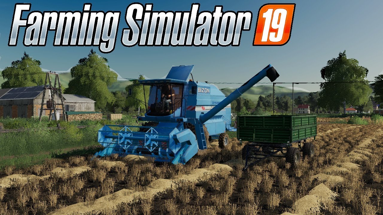 Mazurskie ŻNIWA - Bizon Dynamic Z115 Farming Simulator 19 #Farmingsimulator19