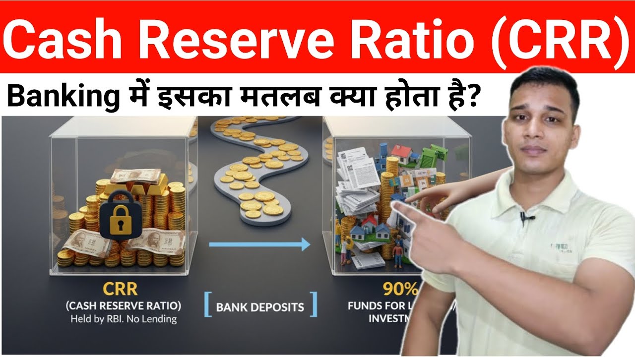 Cash Reserve Ratio क्या होता है? | What is Cash Reserve Ratio in Banking? | CRR Explained in Hindi