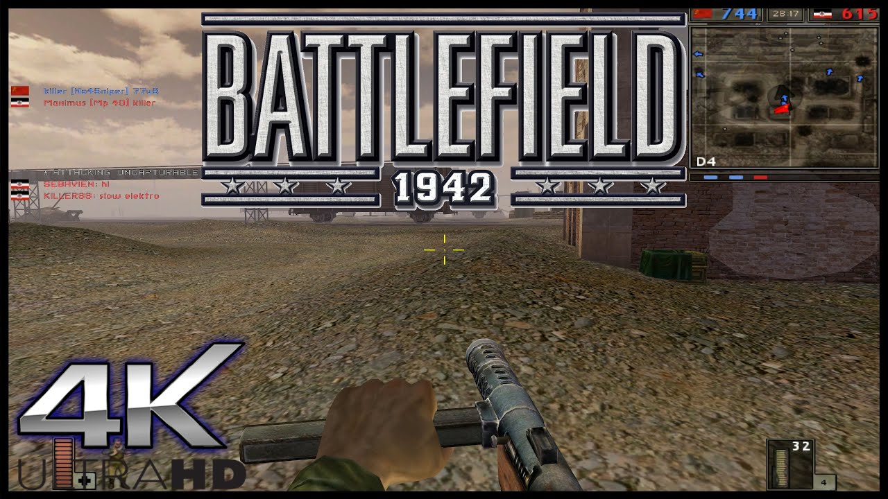 Battlefield 1942 Multiplayer 2020 Stalingrad Gameplay 4K