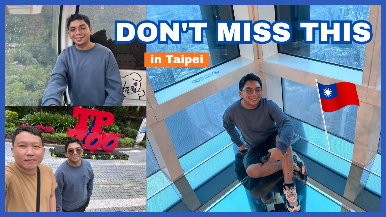 Top Things to Do in Taipei: Taipei Zoo, Maokong Gondola & 101 - Vlog 3 🇹🇼