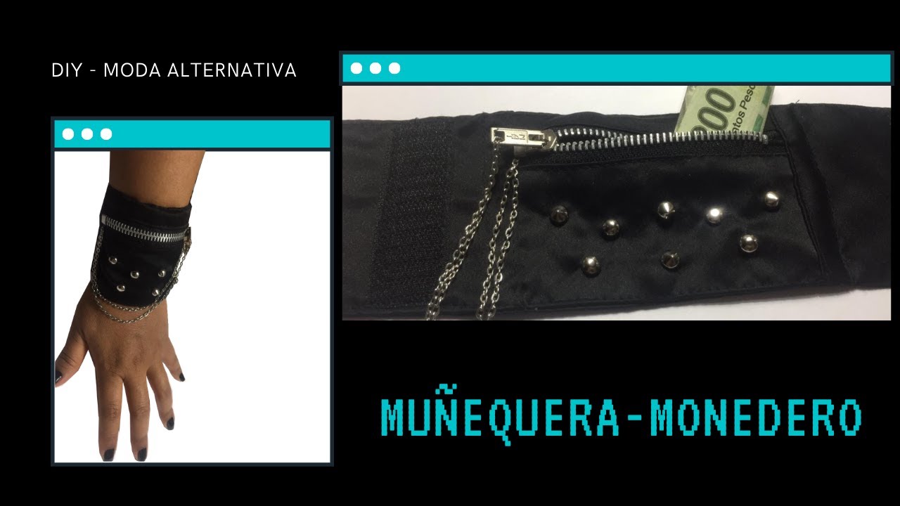 DIY | Muñequera Monedero | Moda alternativa